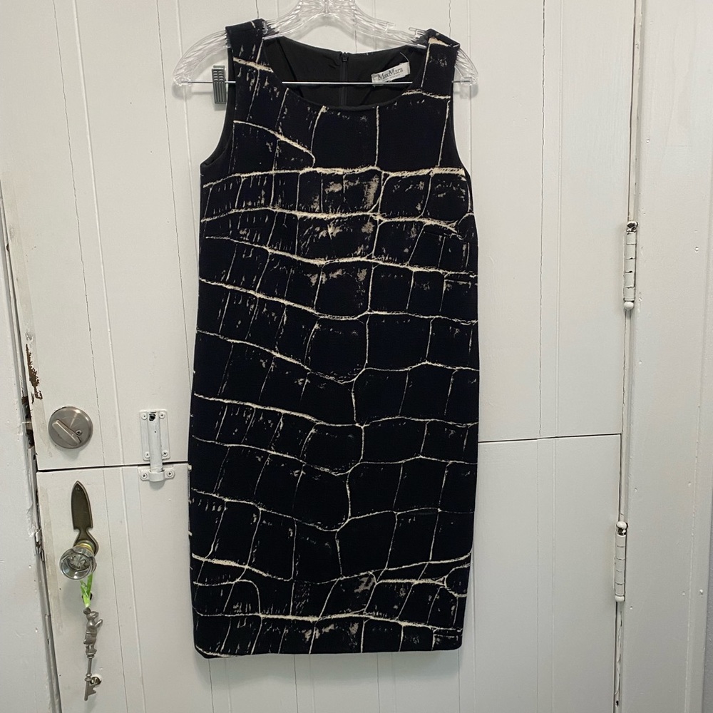 Max Mara Checkered Dress